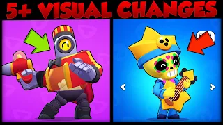 5+ New Visual Changes in  Power League Update | Brawl Stars Old vs New Ep #2