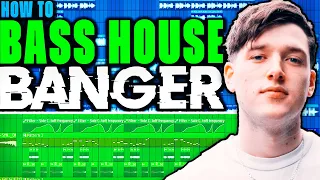 How To Make A VLUARR Banger - FL Studio BASS HOUSE Tutorial (FREE FLP)