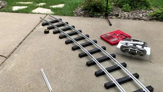 Backyard Railroad: Accu-Tie 20 Foot Radius Testing