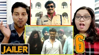 JAILER YOUNG RAJINIKANTH MASS INTRO | RAJINIKANTH AND 100 MEN MASS SCENE | REACTION | Jailer scene 6