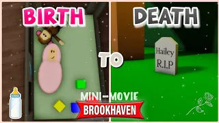 "BIRTH TO DEATH" : THE HATED CHILD! - BROOKHAVEN MINI - MOVIE (Brookhaven Roblox)