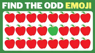 FIND THE ODD EMOJI ( A TO Z Fruit Edition) Emoji Quiz Challenge