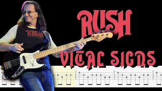 Rush - Vital Signs (Bass Tabs + Notation) By @ChamisBass #rushbass #rush #chamisbass #basstabs