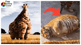 Tiger hindi na makabangon dahil sa katabaan | Obese Animals Overweight