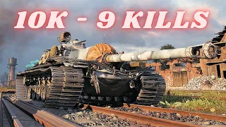 T110E3 - 10K Damage 9 Kills World of Tanks Replays 4K The best tank game