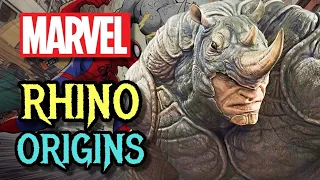 Rhino Origin - Most Physically Intimidating Comic Book Villain In The History Of Comic Books!