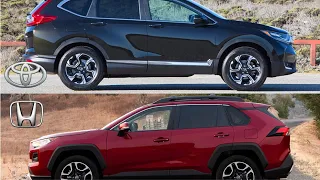 Honda CR-V vs Toyota RAV4 Hybrid 2020