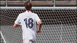 Bruno Iglesias - Real Madrid Juvenil A (U19) vs Burgos (17/10/2020) [Preseason]