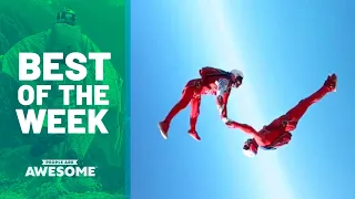 Best of the Week: Skydiving, Knife Throwing & Truck Pulls | People Are Awesome