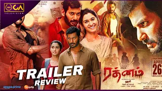 Rathnam Trailer Review & Reaction | Vishal | PBS | Samuthirakani | Hari | DSP