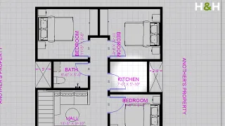 24x26 house plan || 625 b sq feet house plan || 32bhk budget house plan ||  24x26 ghar ka naksha