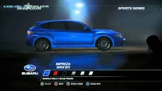 Need For Speed Hot Pursuit- Cars- Subaru Impreza WRX STI