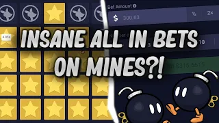 BIG ALL IN BETS ON MINES?!