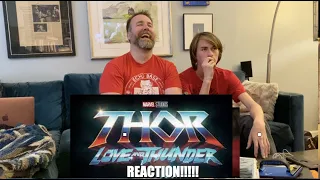 Thor Love and Thunder Official Trailer   REACTION!!!!!   HD 1080p