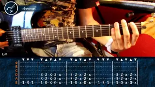 Cómo tocar "Symphony of Destruction" de Megadeth en Guitarra (HD) Tutorial - Christianvib