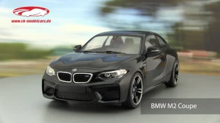 ck-modelcars-video: BMW M2 Coupe Baujahr 2016 schwarz metallic Minichamps