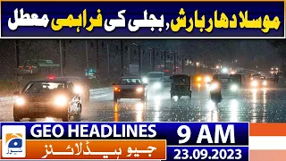 Geo Headlines  9 AM | India’s Hindutva agenda a threat to global peace: PM Kakar | 23 September 2023