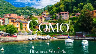 Lake Como 4K Nature Relaxation Film - Relaxing Piano Music - Travel Nature