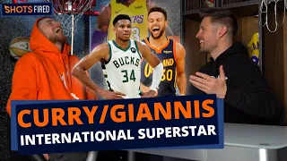 Curry vs Giannis - Wer ist WELTWEIT der Größte Star? | SHOTS FIRED | C-Bas & KobeBjoern