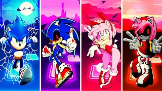 Sonic vs Sonic EXE vs Amy Rose vs Amy EXE | Tiles Hop