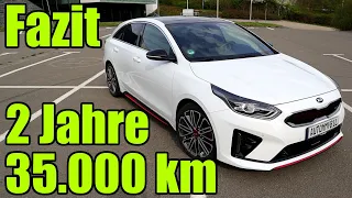 Kia ProCeed GT - Fazit nach 2 Jahren und 35.000 km - Owner´s Review Test Bericht Meinung Erfahrung