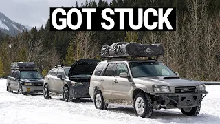 How we Winter Overlanded in our Subaru Foresters and Crosstrek!