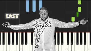 Moise Mbiye - Oza Mosantu | EASY PIANO TUTORIAL BY Extreme Midi