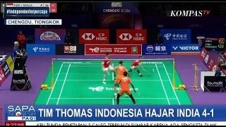TIm Thomas Indonesia Hajar India 4-1 Dalam  Thomas Uber CUP 2024