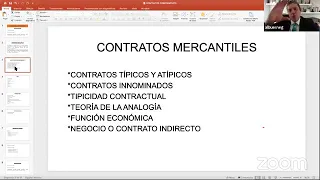 CONFERENCIA "CONTRATOS MERCANTILES EN MÉXICO"