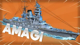AMAGI is the OG sniper in World of Warships Legends