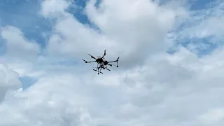 Agricultural Spraying Drone with Obstacle Avoidance Radar