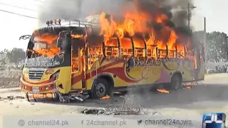 24 Report: 6 people injured and one boy died in a bus accident