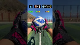 AMAZING ASMR CATCH BALLS WITH GOALKEEPER GLOVES 🧤🏀⚽ #shorts #viral #challenge