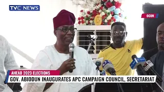 Gov. Abiodun, Gbenga Daniel Inaugurates APC Campaign Council, Secretariat In Ogun State