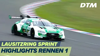 Müller siegt vor Van der Linde | Highlights Rennen 1 | DTM Lausitzring Sprint 2020