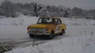 ►Москвич 412  Иж - Moskvich Izh - 1500 cc, 75 HP @ Winter Rally Sprint 2013 VIDEO HD