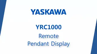 Remote Pendant Display: YRC1000 Robot Controller