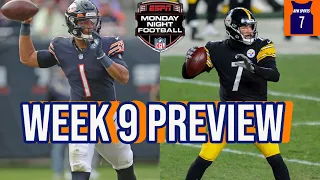 Bears vs Steelers Week 9 Preview & Predictions