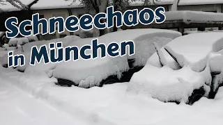 SCHNEECHAOS in München durch Starkschneefälle am 2. Dezember 2023 | Unwetter 2023