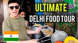 DELHI India STREET FOOD tour 🇮🇳