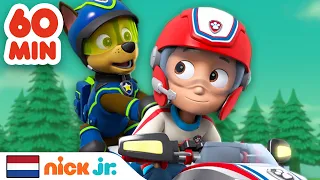 PAW Patrol | 1 uur lang de beste avonturen van Chase en Ryder! | Nick Jr. Nederlands