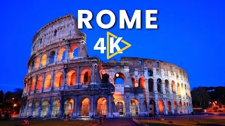 Rome, Italy 🇮🇹 in 4K ULTRA HD  Video |  Rome 4K drone view with Relaxing Music