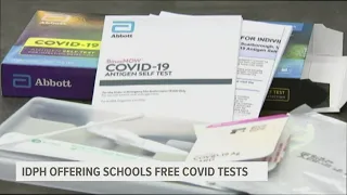 Illinois DPH announces 1 million free COVID-19 tests for non-Chicago public schools