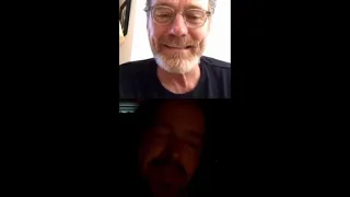 Bryan Cranston calls Aaron Paul while sleeping😅// Instagram live