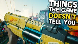 Cyberpunk 2077: 10 Things The Game DOESN'T TELL YOU
