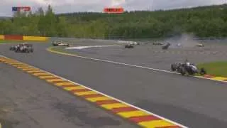 European Formel 3 Open 2013 Spa Safety Car Chaos