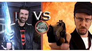 Angry Joe vs Nostalgia Critic: Grudge Match! rus dvo