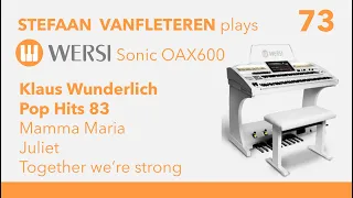 Wunderlich Pop Hits 83 - Stefaan Vanfleteren / Wersi Sonic OAX 600 Organ