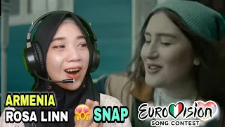 Rosa Linn - Snap - Armenia 🇦🇲 - Official Music Video - Eurovision 2022 [LA React 🇮🇩Reaction]