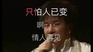 情人再见 谢雷 卡拉OK伴奏 karaoke